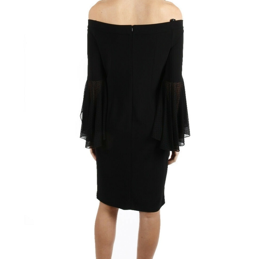 NWT JOSEPH RIBKOFF Black Off Shoulder Size 10 - Picture 2 of 8